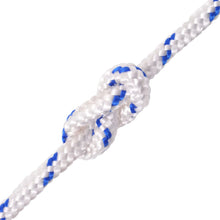 Boot Touw 6 Mm Polypropyleen Wit En Blauw 16 mm 50 m