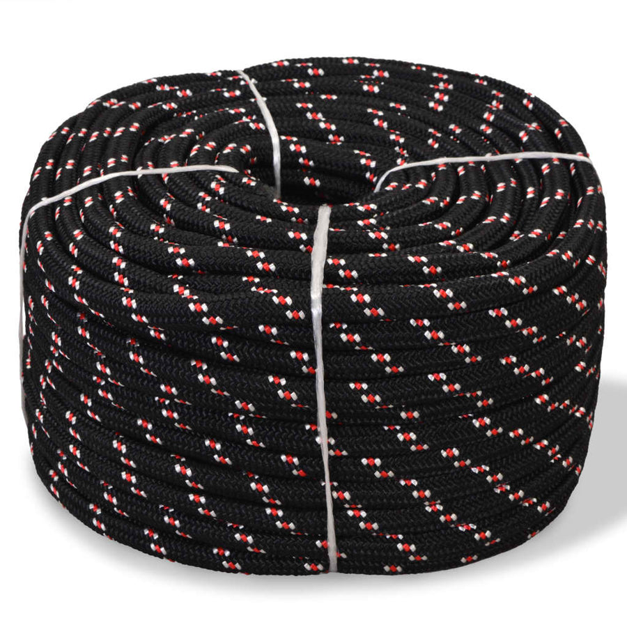 Boot Touw Polypropyleen Zwart En Rood