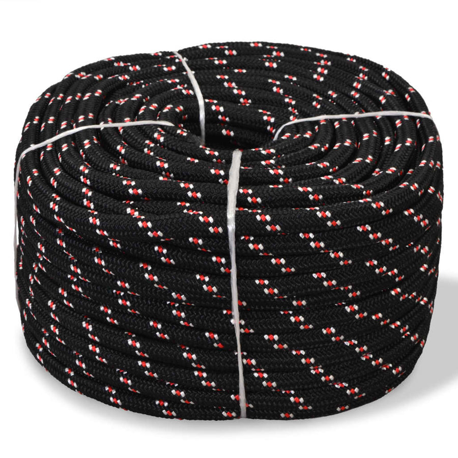 Boot Touw Polypropyleen Zwart En Rood