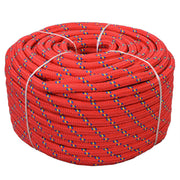 Boot touw 18 mm 50 m polypropyleen rood
