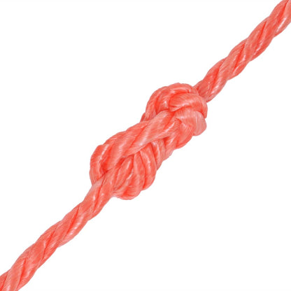 Touw gedraaid 14 mm 100 m polypropyleen oranje