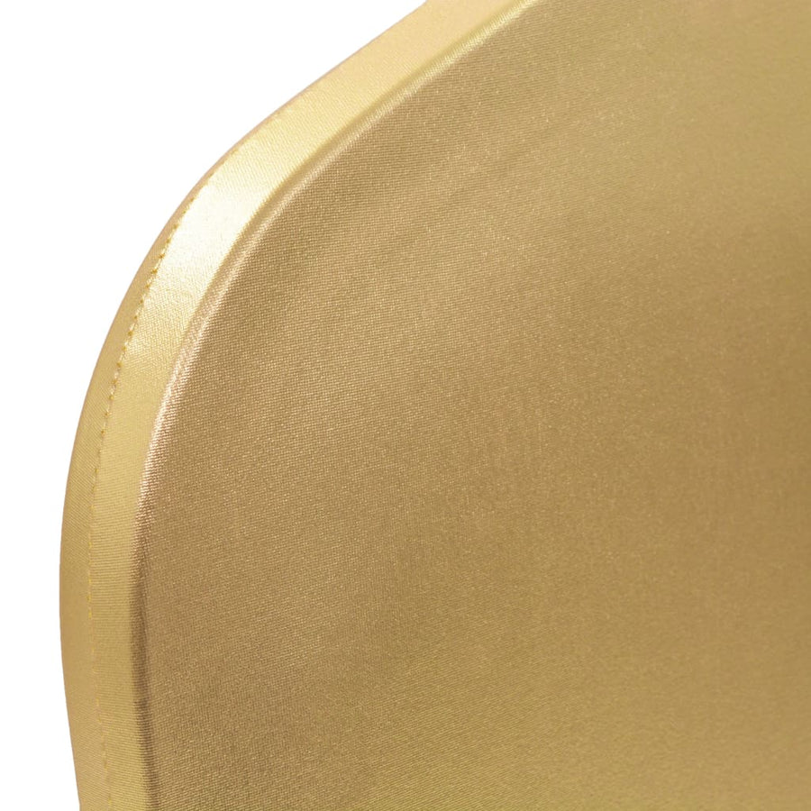 6 st Stoelhoezen stretch goud 6