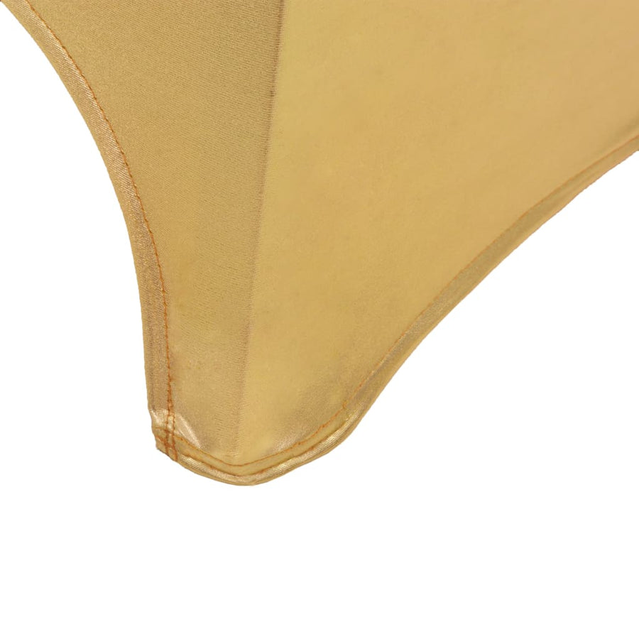 6 st Stoelhoezen stretch goud 6