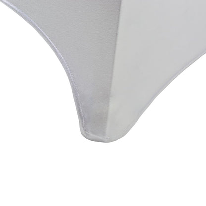 6 St Stoelhoezen Stretch Zilver