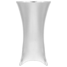 2 St Tafelhoezen Stretch 60 Cm Zilver