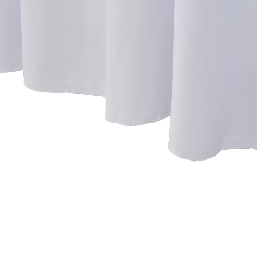 Tafelhoezen Stretch Met Rok 10X60,5X74 Cm 120 x 60.5 x 74 cm Wit