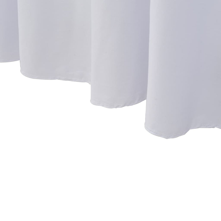 Tafelhoezen Stretch Met Rok 183 x 76 x 74 cm Wit
