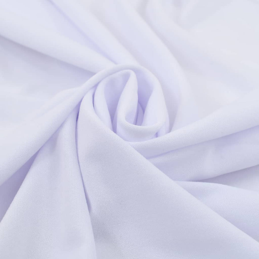 Tafelhoezen Stretch Met Rok 243 x 76 x 74 cm Wit
