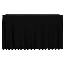 Tafelkleden 2 St Met Rok Stretch 120X60,5X74 Cm Zwart