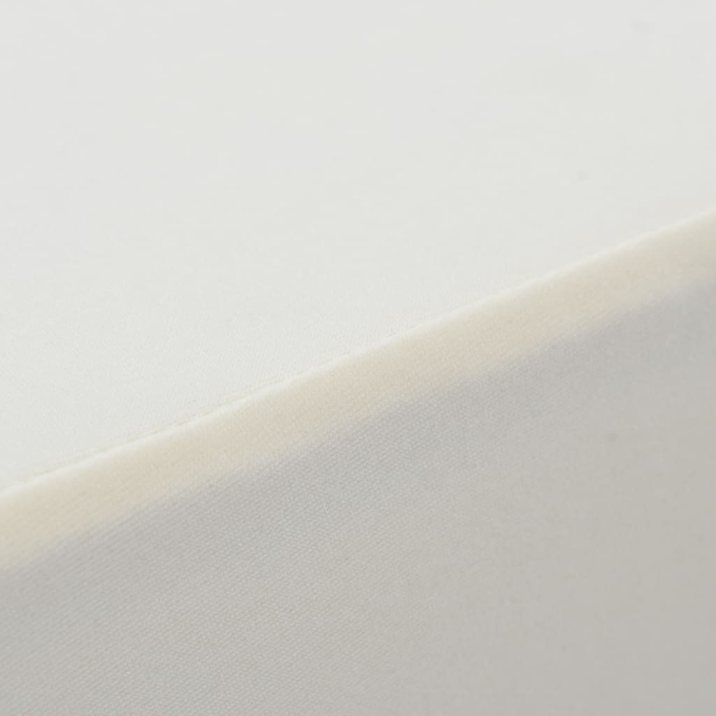 2 St Tafelhoezen Met Rok Stretch 120X60,5X74 Cm Crème 120 x 60.5 x 74 cm