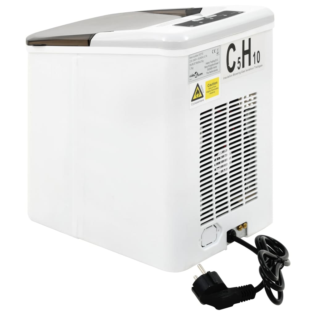 Ijsblokjesmachine 1,4 L 15 Kg/24 U Wit