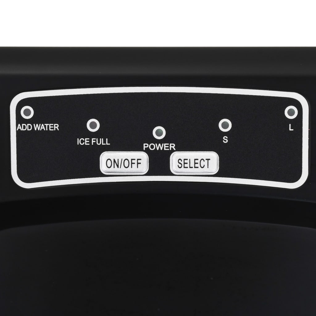 Ijsblokjesmachine 1,4 L 15 Kg/24 U Zwart