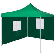 Partytent 3x3 m groen met 2 wanden