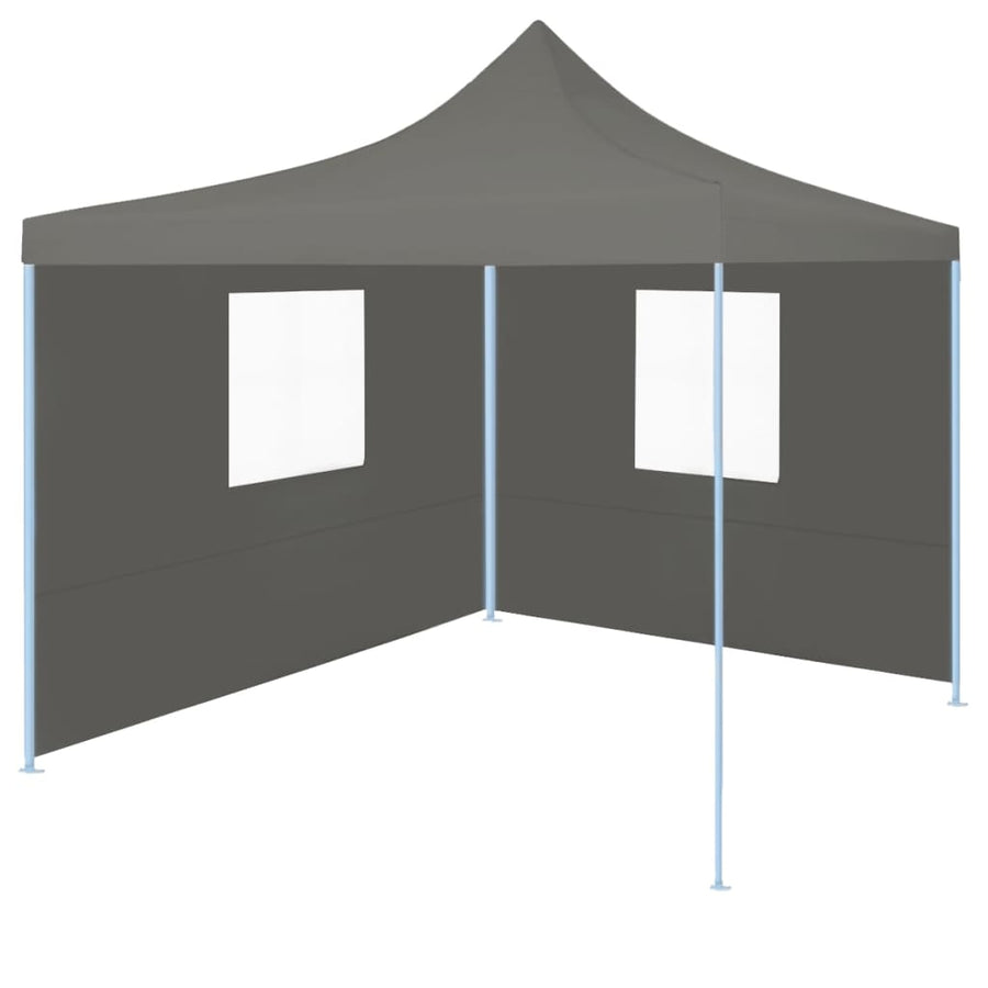 Vouwtent Pop-Up Met 2 Zijwanden 3X3 M Antraciet
