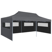 Pop-up folding party tent with side walls 3x6 m anthracite