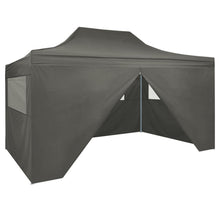Vouwtent Pop-Up Met 4 Zijwanden 3X4,5 M Antraciet