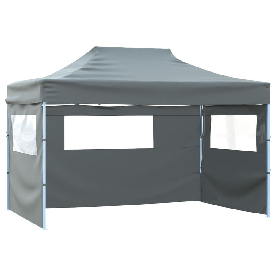 Vouwtent Met 3 Wanden 431X291X315 Cm Antraciet