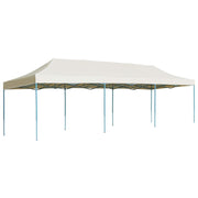 Pop-up folding tent 3x9 m cream