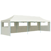 Partytent 3x9 m crème met 5 zijwanden