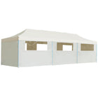 Pop-up gazebo with 8 side walls 870x291x315 cm cream