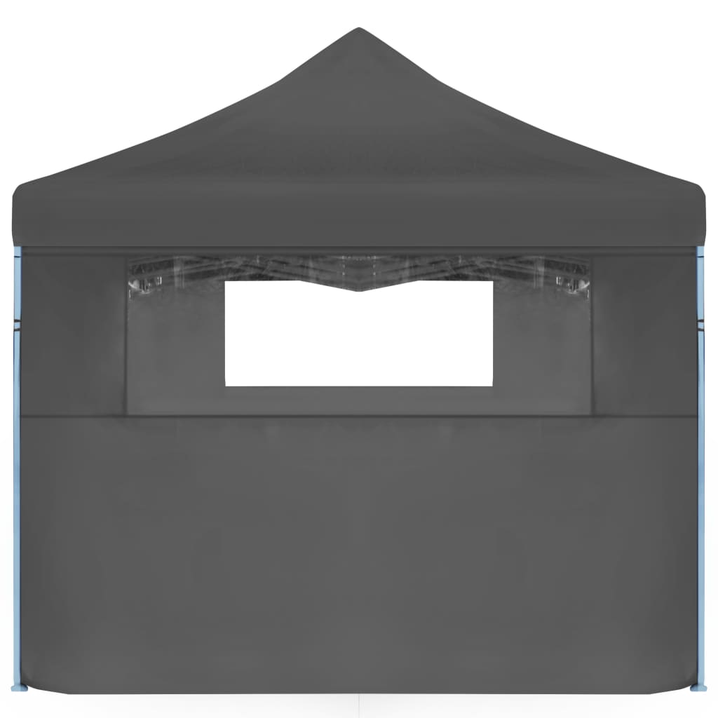 Vouwtent Pop-Up Met 5 Zijwanden 3X9 M Antraciet
