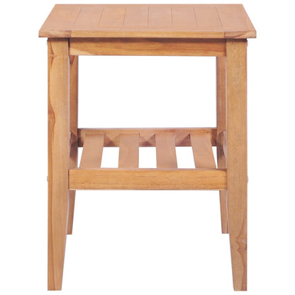 Salontafel Vierkant 40X40X50 Cm Massief Teakhout