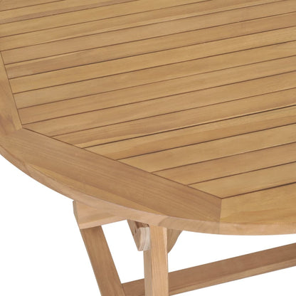 9-Delige Tuinset 180-280X100X75 Cm Massief Teakhout ovaal