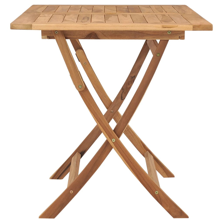 Tuintafel Inklapbaar 20X70X75 Cm Massief Teakhout Bruin