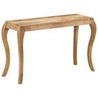 Wandtafel massief mangohout 118x38x76 cm