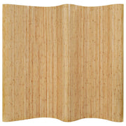 Kamerscherm 250x165 cm bamboe natuurlijk
