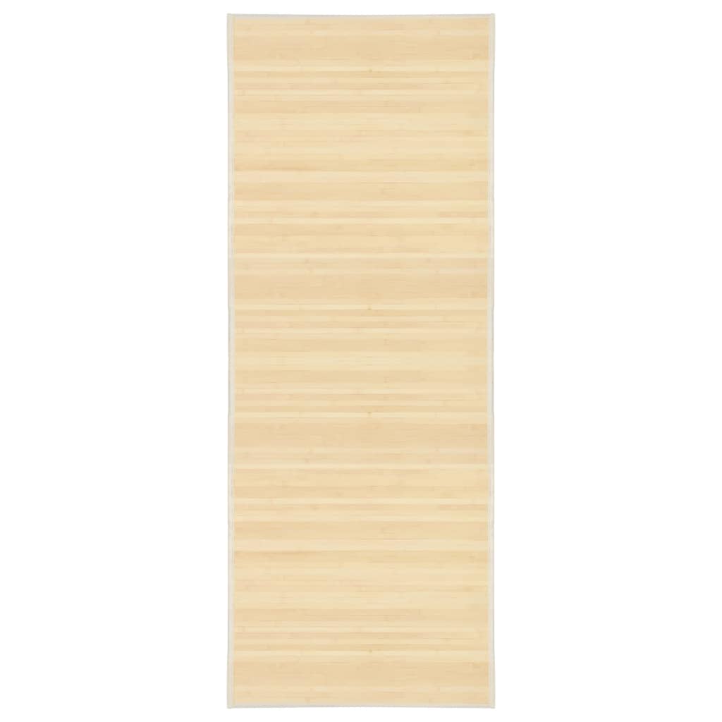 Tapijt Bamboe Natuurlijk 80 x 200 cm Lichtbruin
