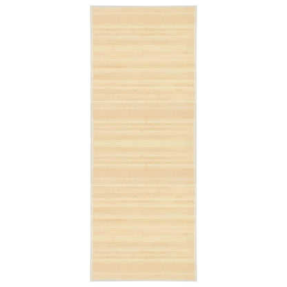 Tapijt Bamboe Natuurlijk 80 x 200 cm Lichtbruin