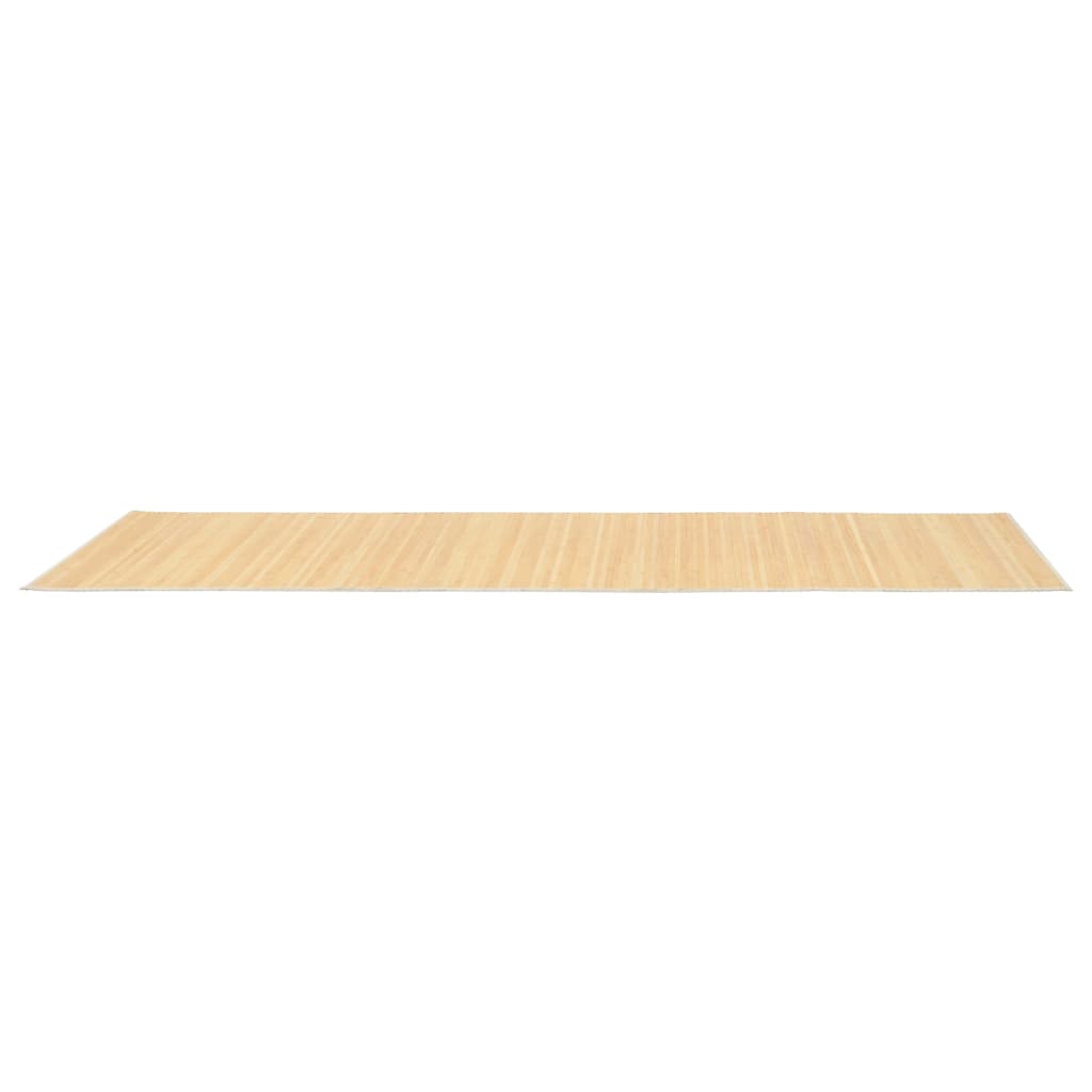 Tapijt Bamboe Naturel 80 x 300 cm Lichtbruin