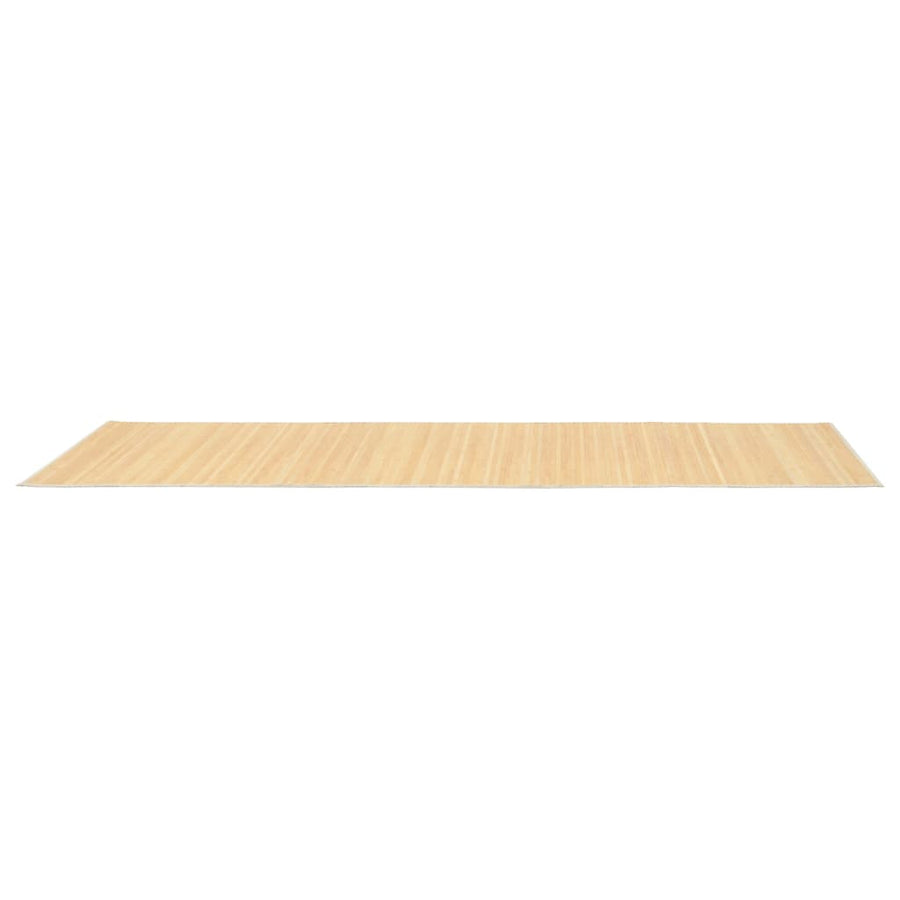 Tapijt Bamboe Naturel 80 x 300 cm Lichtbruin