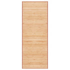 Tapijt 80x200 cm bamboe bruin