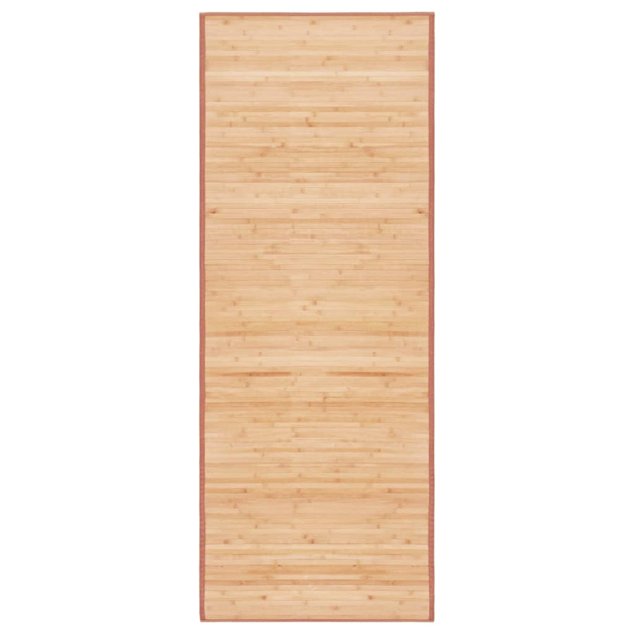Tapijt 80x200 cm bamboe bruin