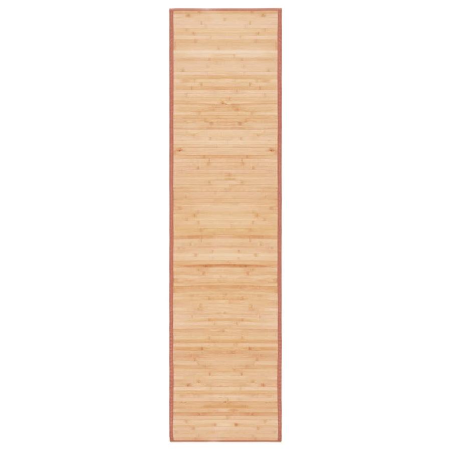 Tapijt 80x300 cm bamboe bruin