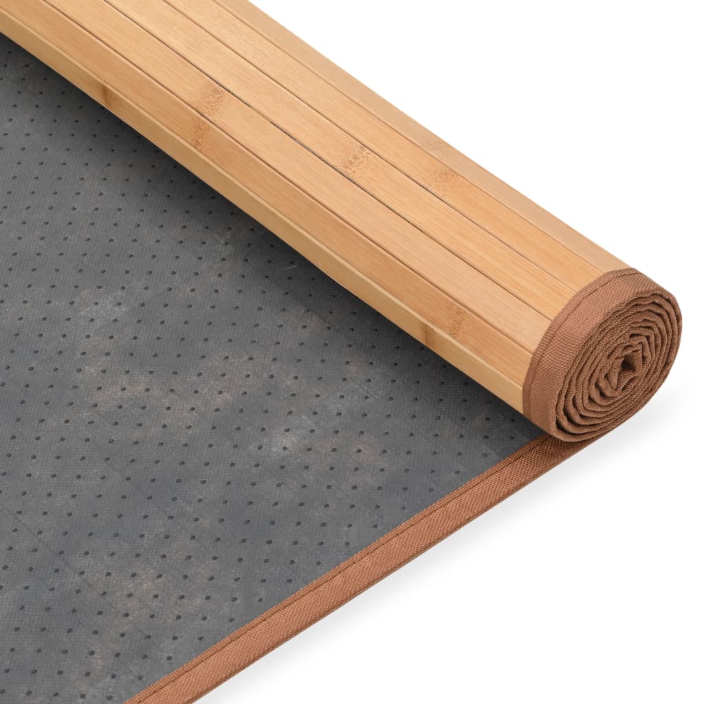 Tapijt 80x300 cm bamboe bruin