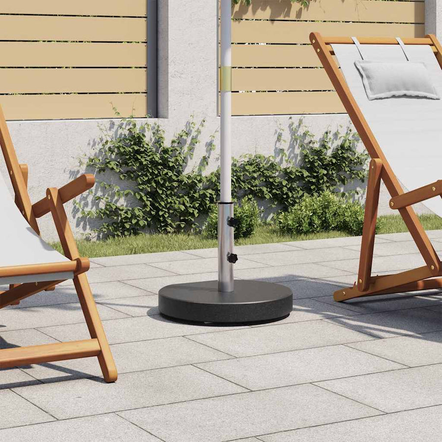 Parasolvoet Rond 28,5 Kg Graniet 1 30 kg Zwart