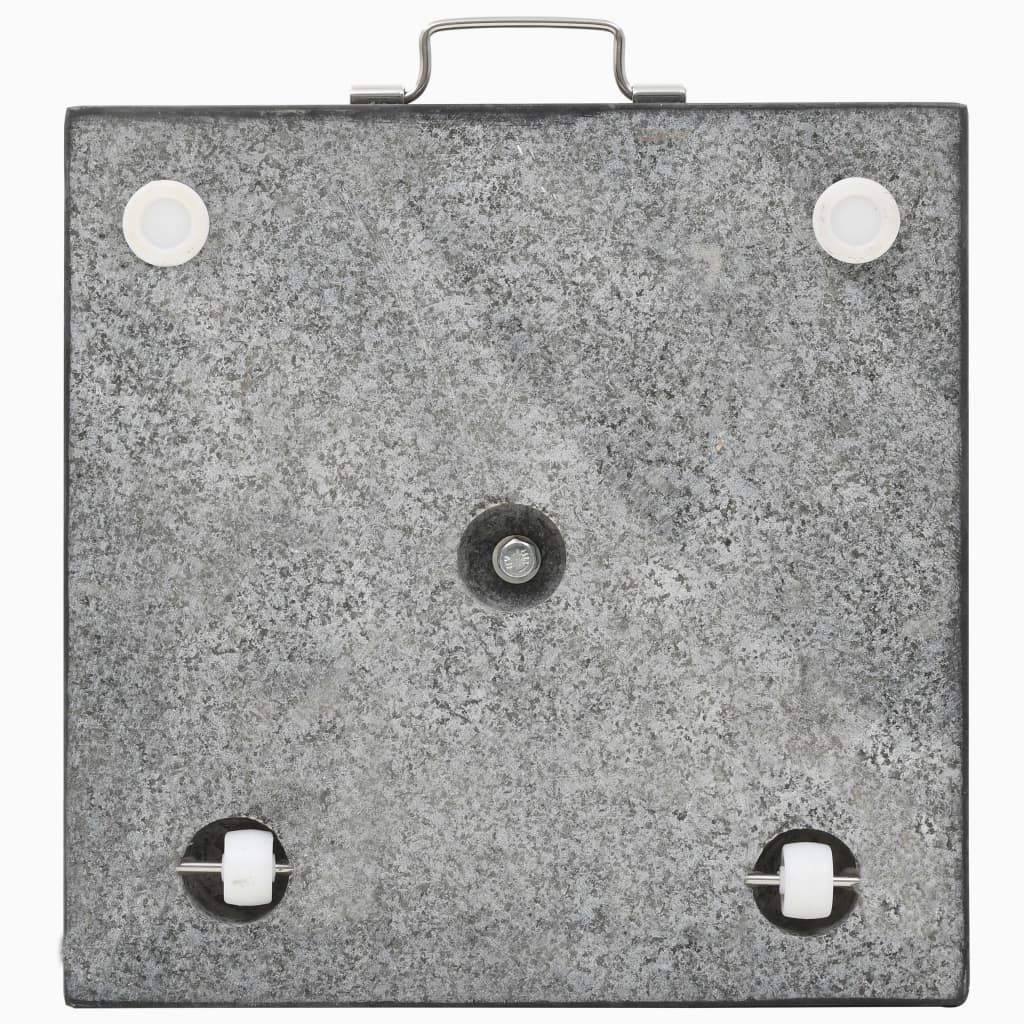 Parasolvoet 28,5 Kg Graniet 28.5 kg Zwart Vierkant