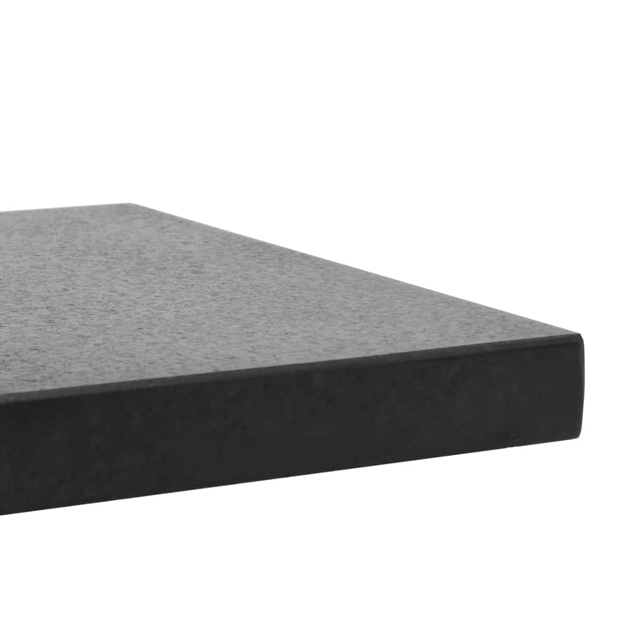 Parasolvoet 28,5 Kg Graniet 28.5 kg Zwart Vierkant