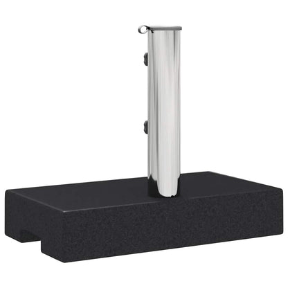 Parasolvoet rechthoekig 25 kg graniet zwart