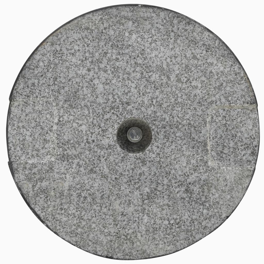Parasolvoet Graniet 20 kg Zwart Rond