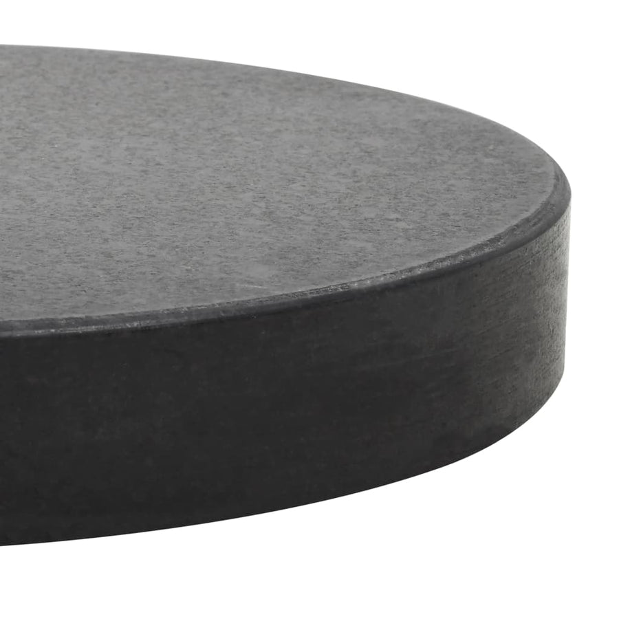 Parasolvoet Graniet 20 kg Zwart Rond