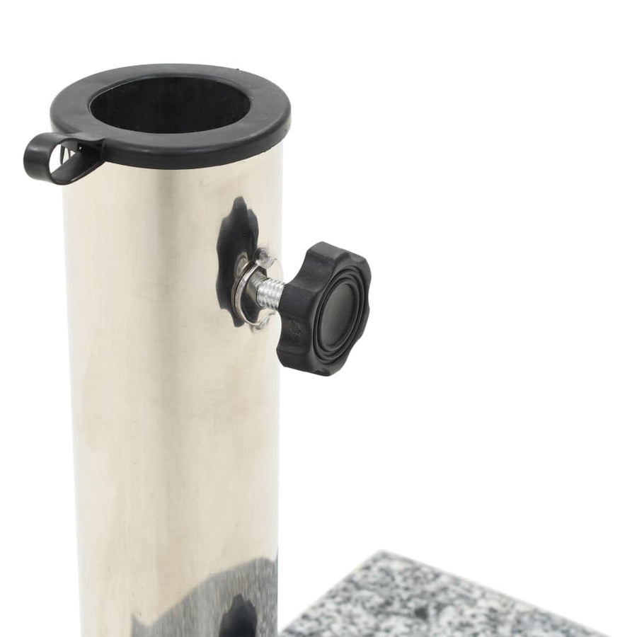 Parasolvoet Gebogen 10 Kg Graniet Grijs