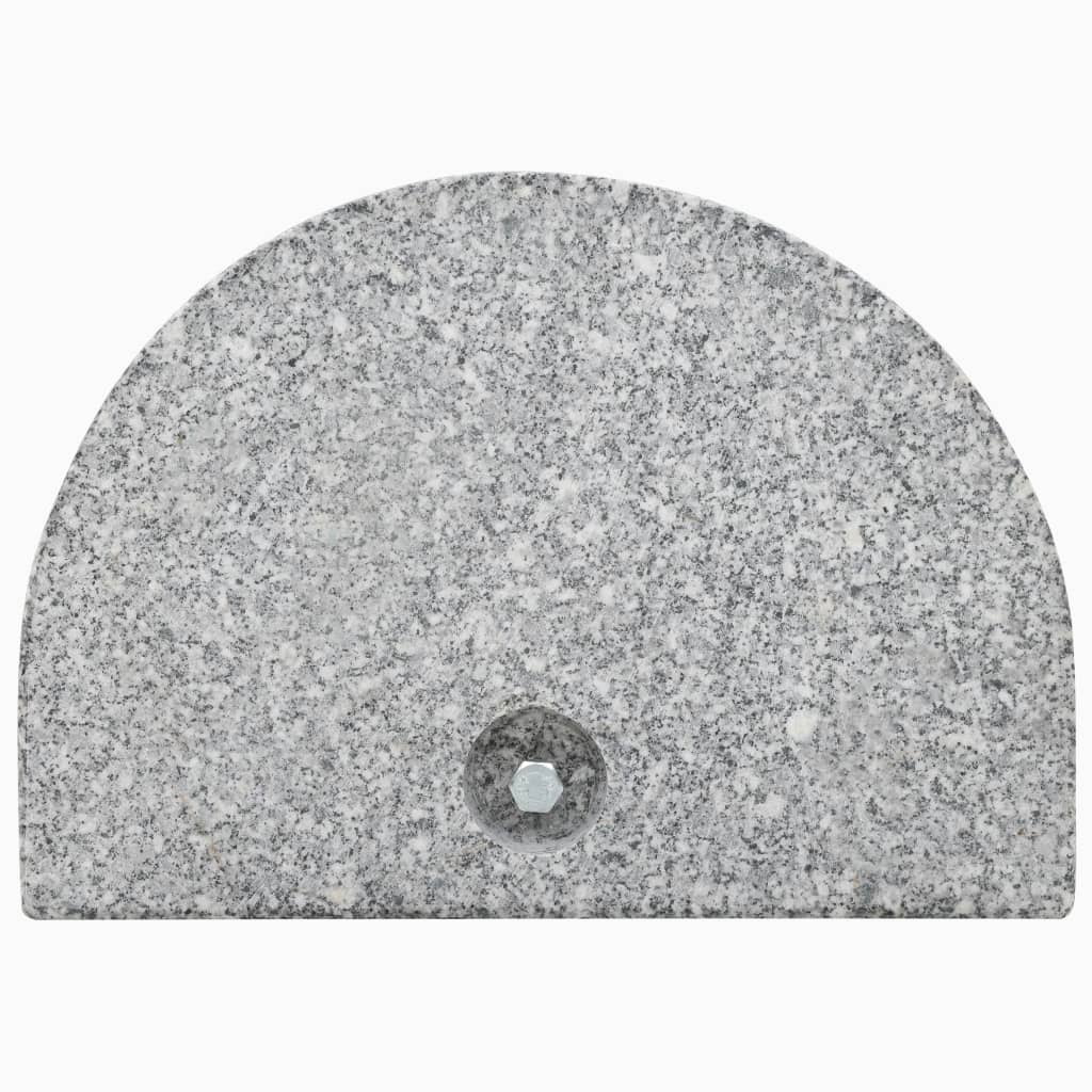 Parasolvoet Gebogen 10 Kg Graniet Grijs