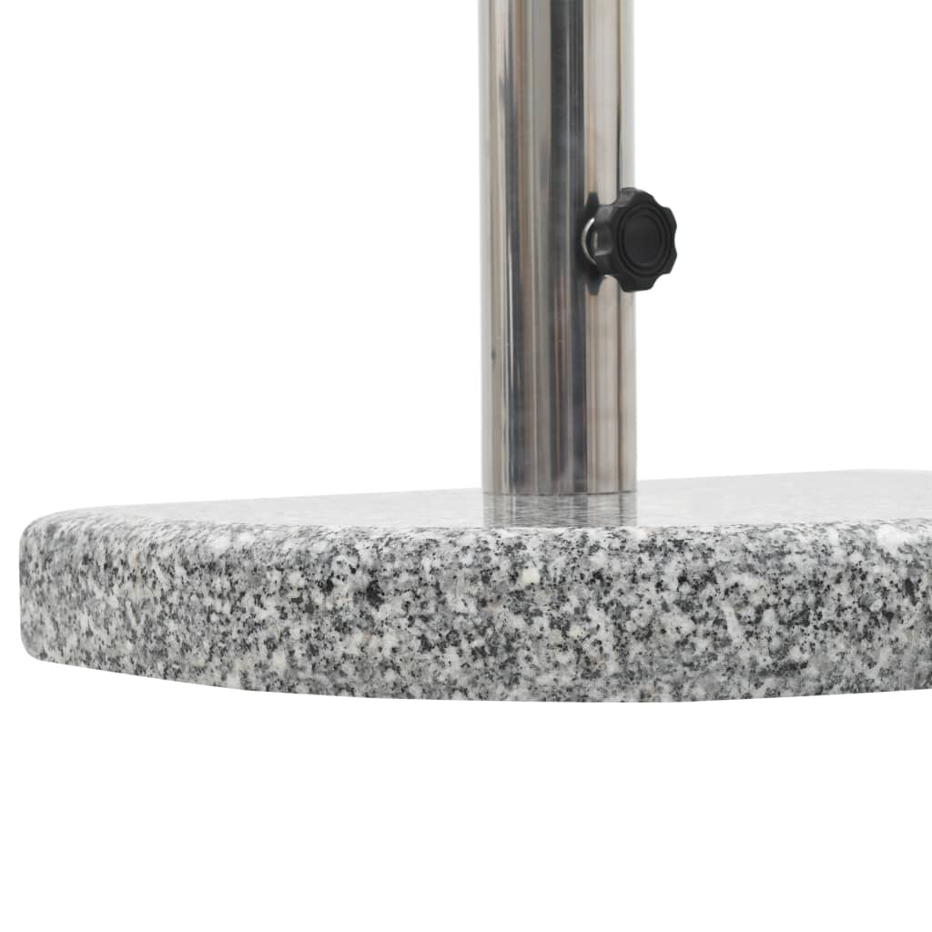 Parasolvoet Gebogen 10 Kg Graniet Grijs