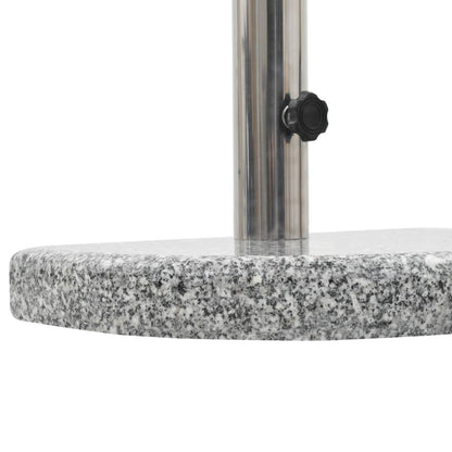 Parasolvoet Gebogen 10 Kg Graniet Grijs