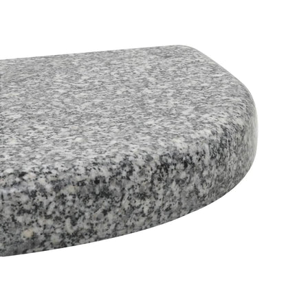 Parasolvoet Gebogen 10 Kg Graniet Grijs