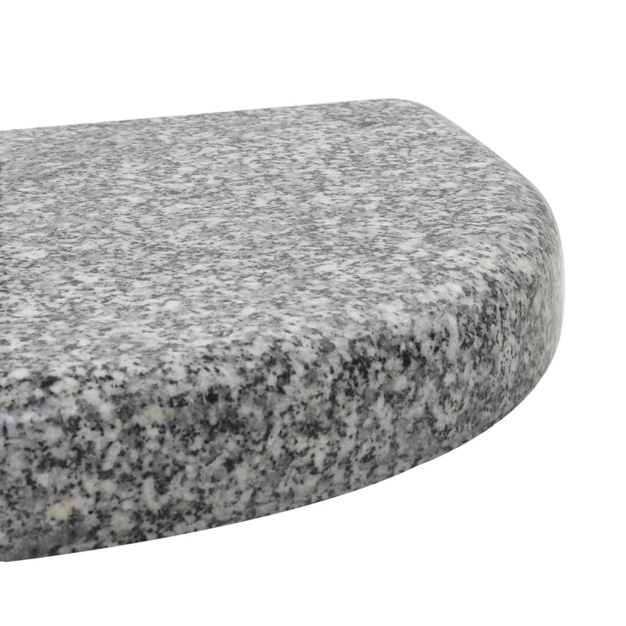 Parasolvoet Gebogen 10 Kg Graniet Grijs
